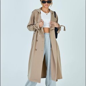 Princess Polly Cassie Trench Coat